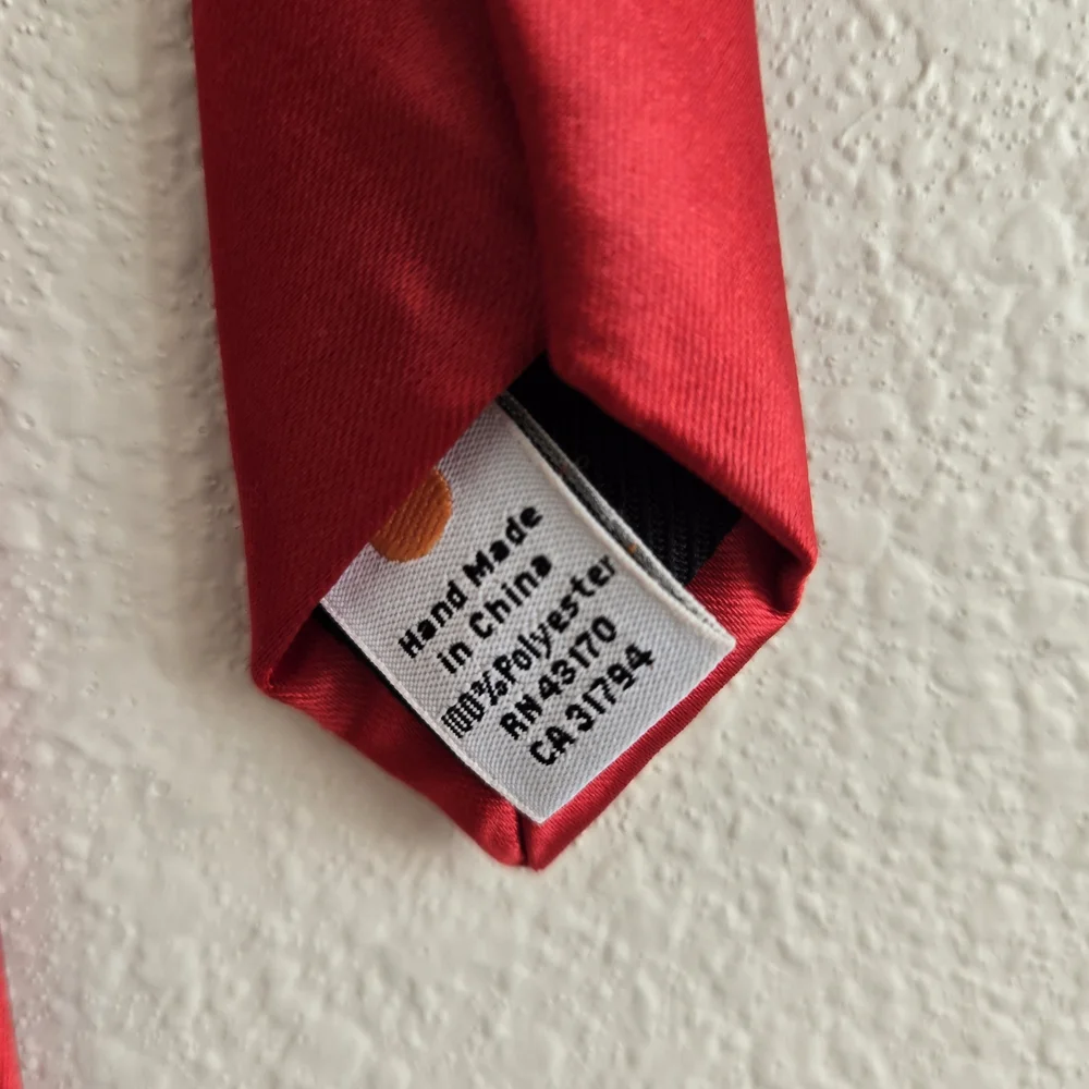 Geoffrey Beene Red Tie